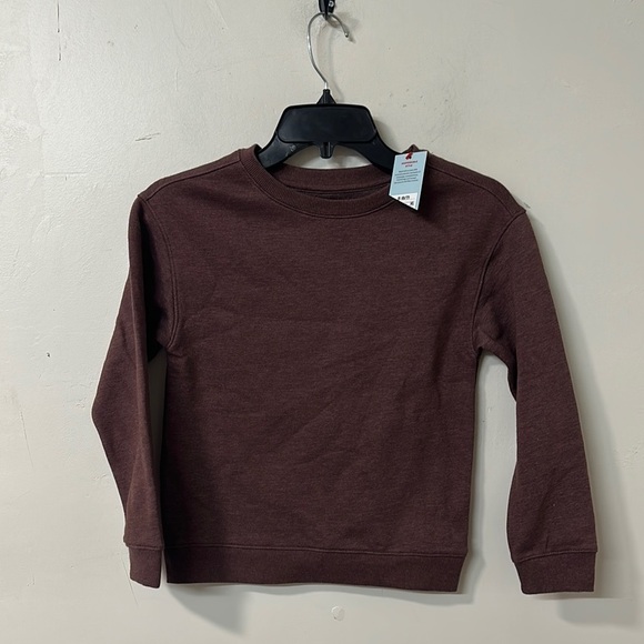 Cat & Jack Brown Hoodie Sweatshirt Cozy Knit - Picture 1 of 1